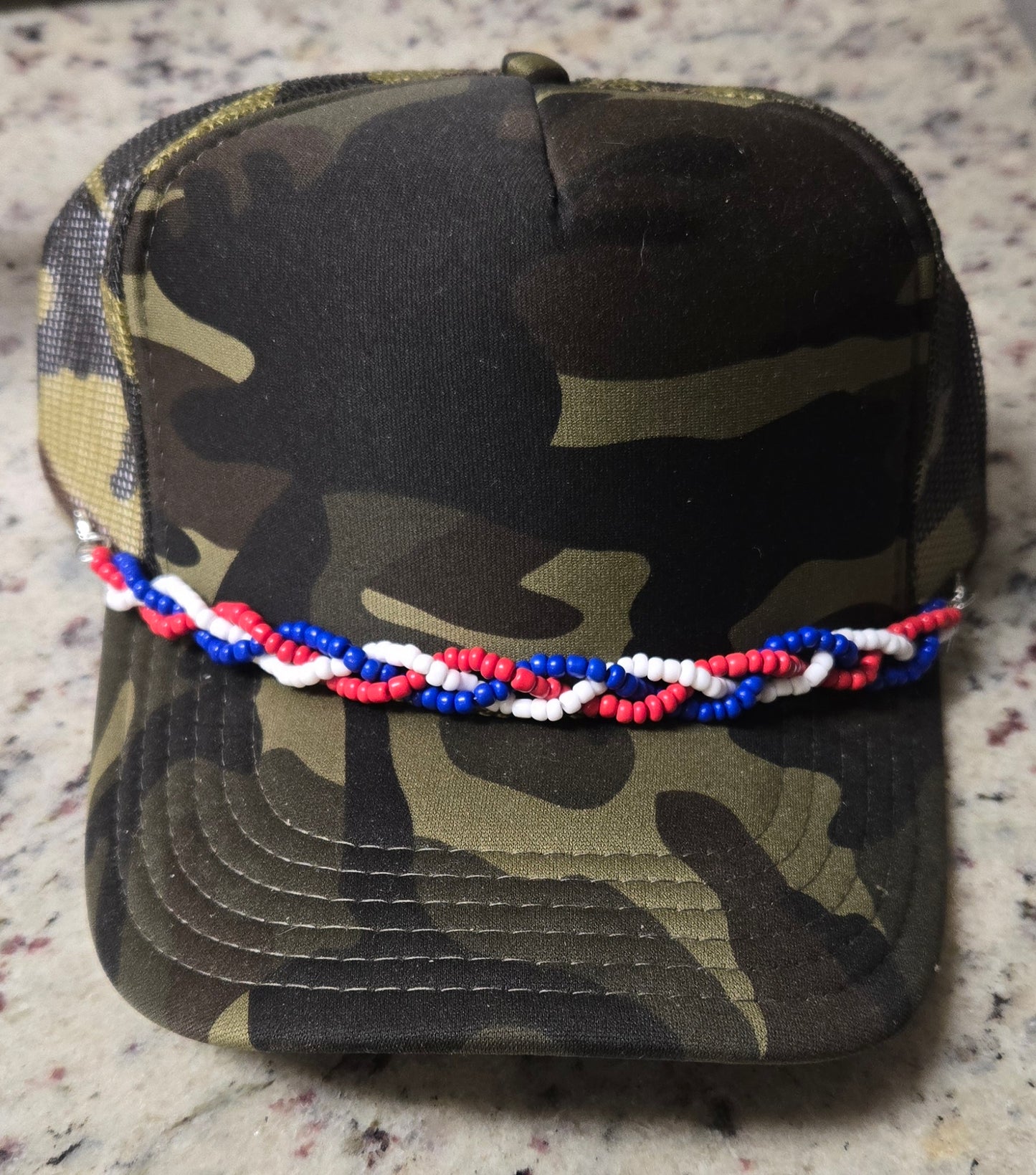 RWB Braided Hat Chain
