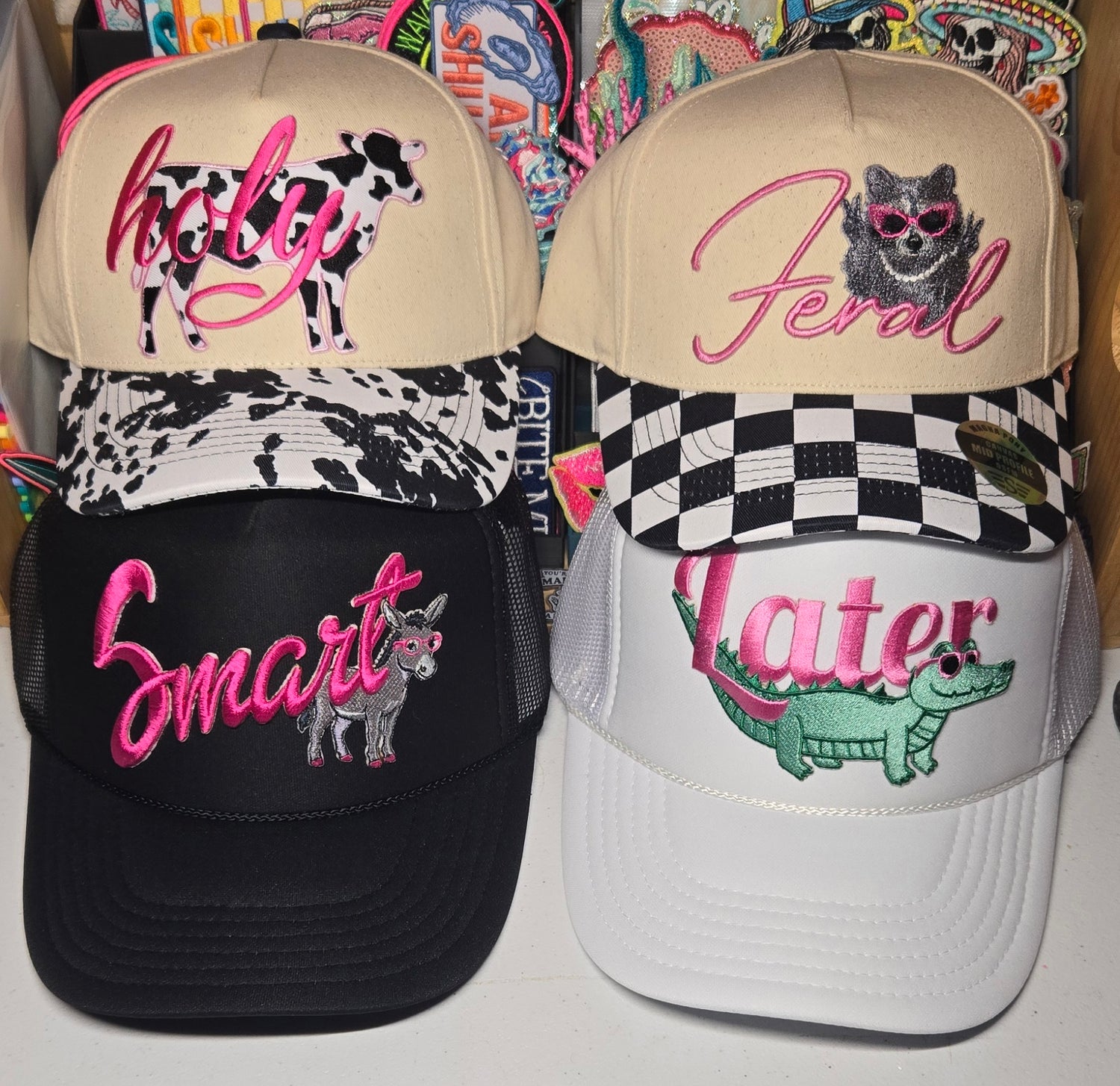 Completed Hats